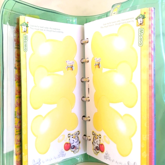 NWOT. Kids MiNi 6 Diary book with transparent cover. - Picture 6 of 8